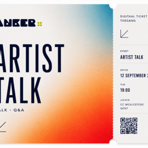 Anker. Ticket - Artist Talk